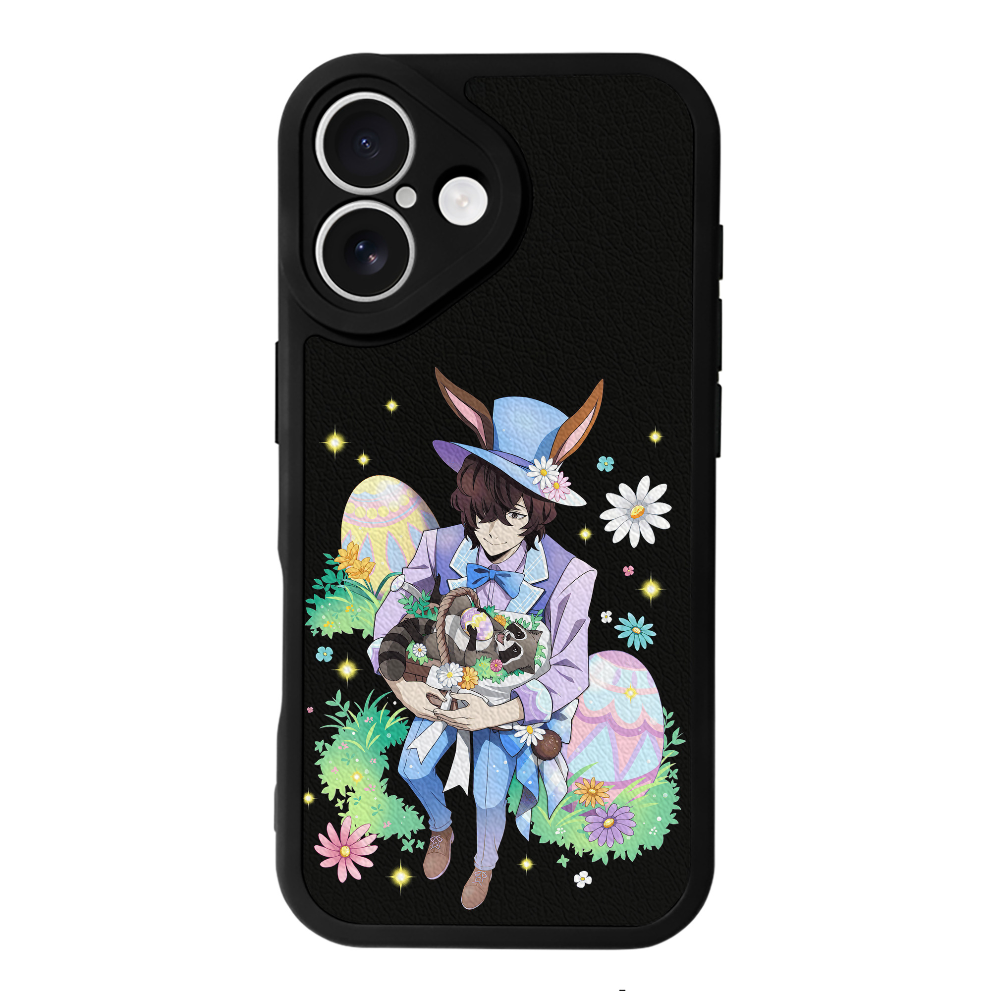 （画像用） 文豪ストレイドッグス Bungo Stray Dogs 【iPhone 16シリーズ対応】シリコンスマホケース（レザー調） 材質：シリコン